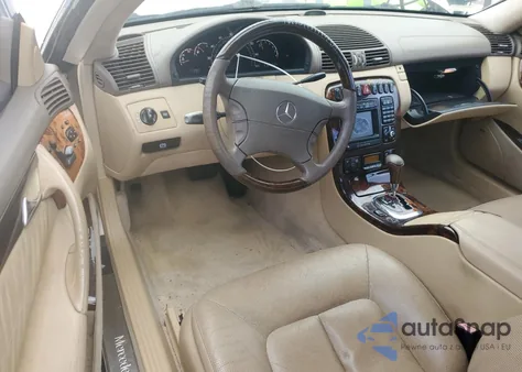 2001 Mercedes-Benz Cl 600 z USA, uszkodzony, nr VIN WDBPJ78J11A016848